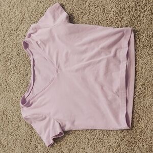 Wild Fable Light Purple V-Neck Top Size Medium